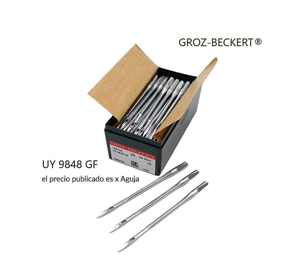 UY 9848 GF – Agujas GROZ-BECKERT® — HILOVAL