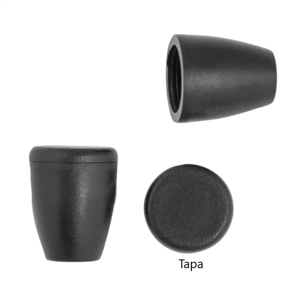 Tapa Nudo Cono Pequeño con Tapa Plana de 3mm Jordao - HILOVAL