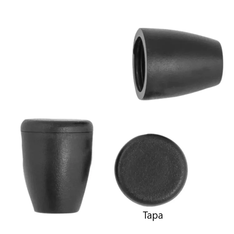 Tapa Nudo Cono Pequeño con Tapa Plana de 3mm Jordao - HILOVAL