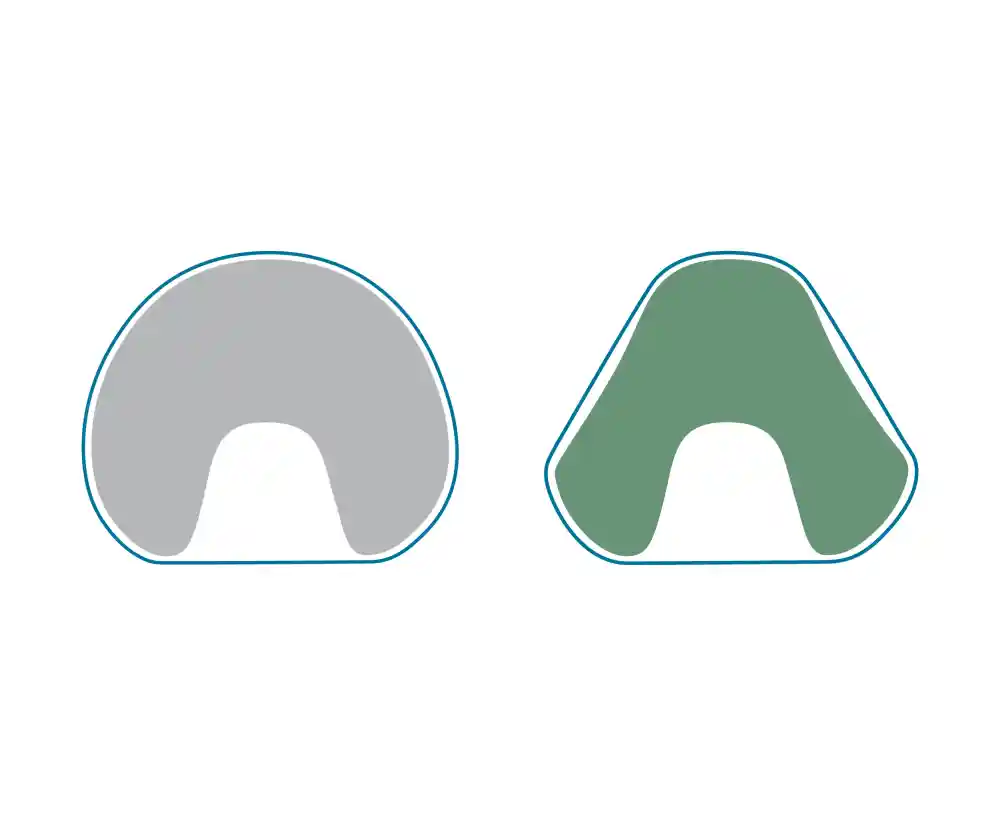 Envoltura con material